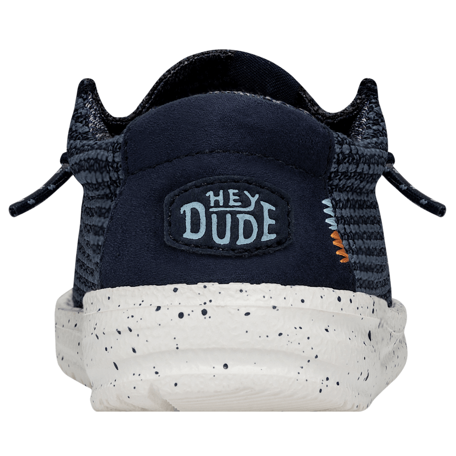 Navy Wally Toddler Sport Mesh - Back - HEYDUDE