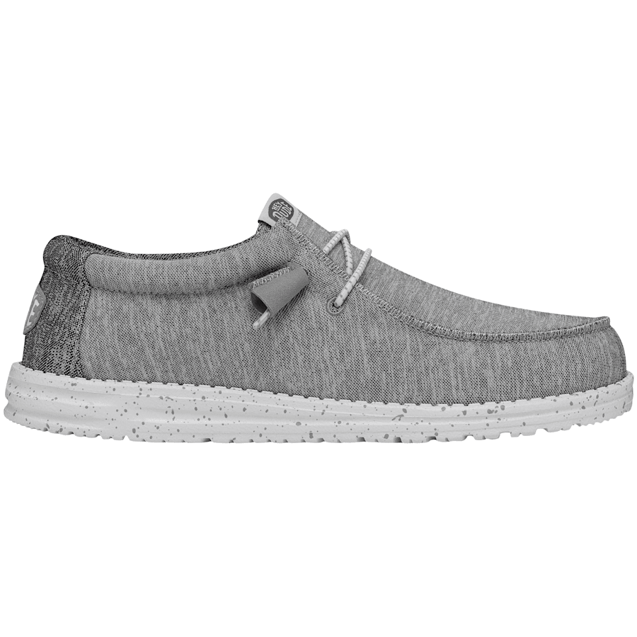 Grey Wally Sport Knit - Side - HEYDUDE