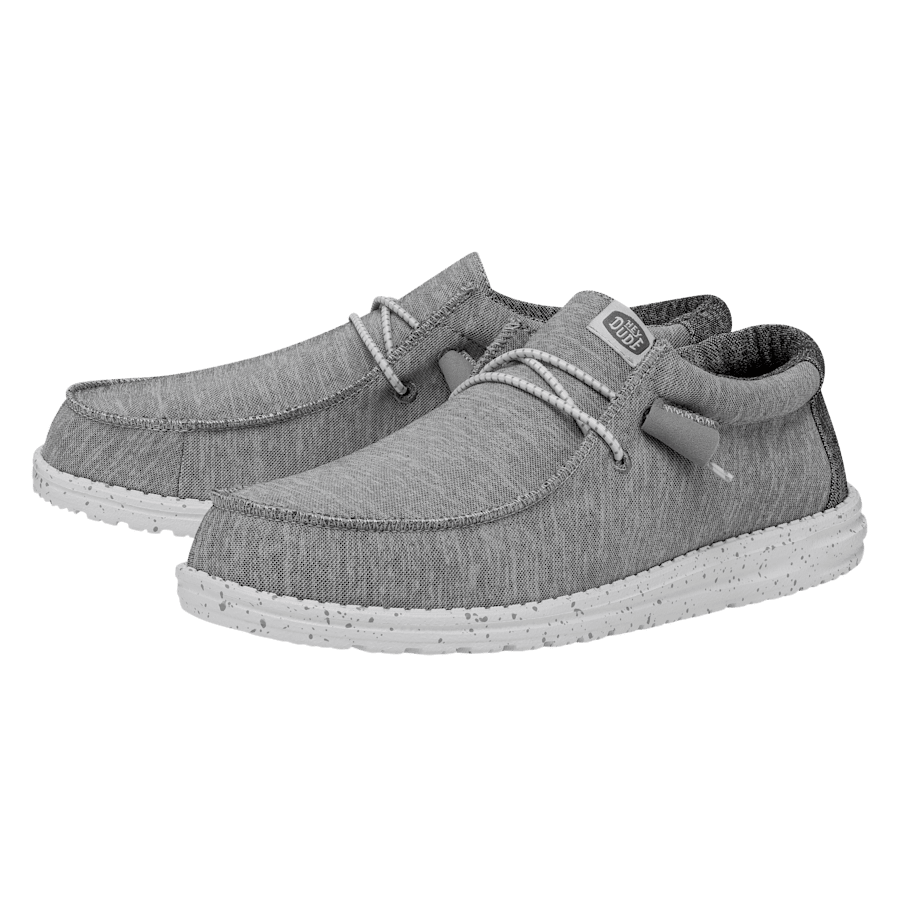 Grey Wally Sport Knit - Pair - HEYDUDE