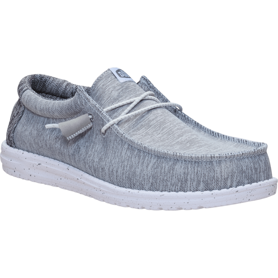 Grey Wally Sport Knit - Angle - HEYDUDE
