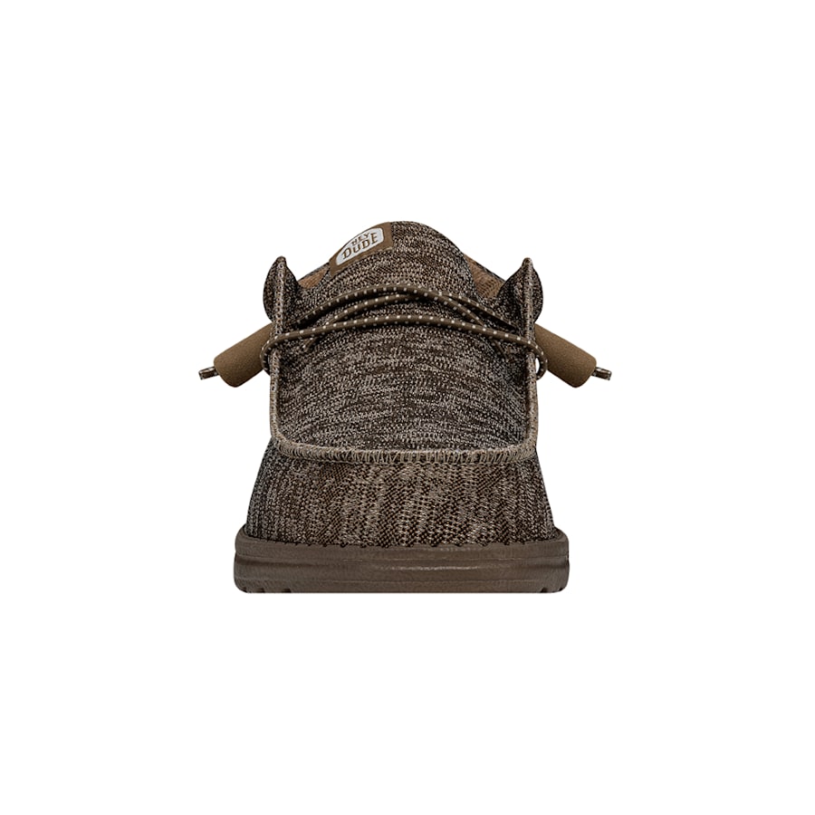 Tan Wally Sport Knit - Front - HEYDUDE