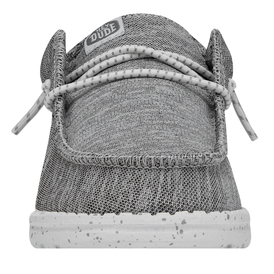 Light Grey Wally Youth Sport Knit - Vorderansicht - HEYDUDE