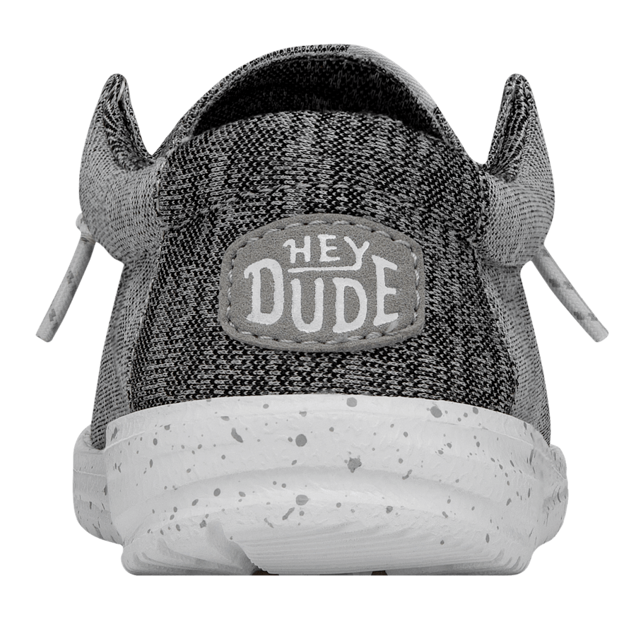Light Grey Wally Youth Sport Knit - Zurück - HEYDUDE