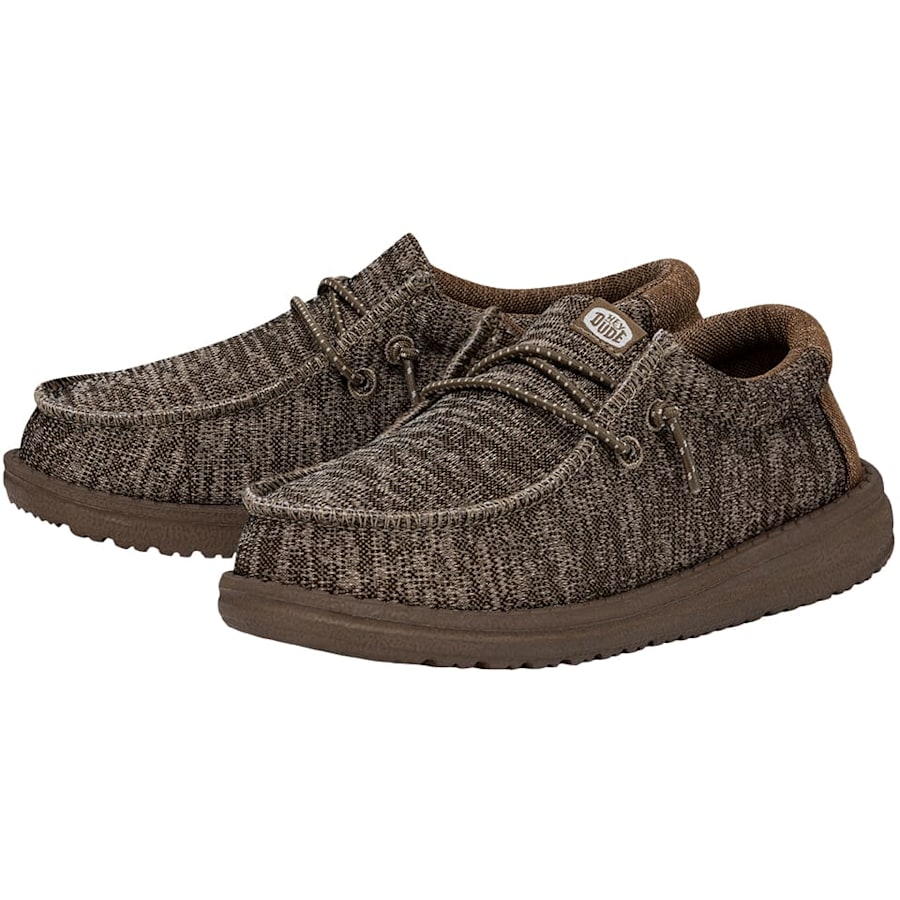 Walnut Wally Youth Sport Knit - Pair - HEYDUDE
