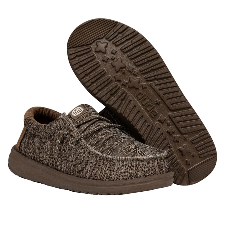 Walnut Wally Youth Sport Knit - Bottom - HEYDUDE