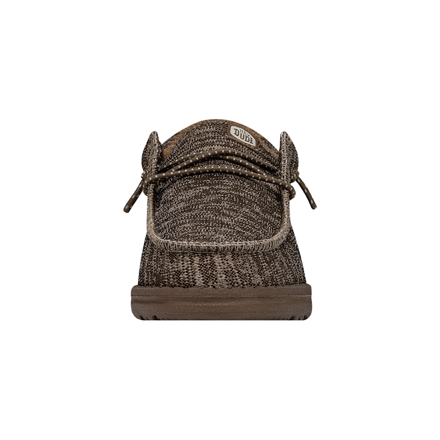 Walnut Wally Youth Sport Knit - Front - HEYDUDE