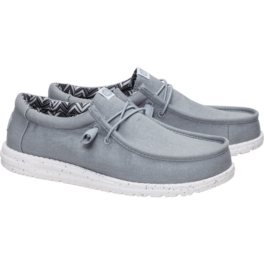 Light Grey Wally Stretch Canvas - Paire - HEYDUDE