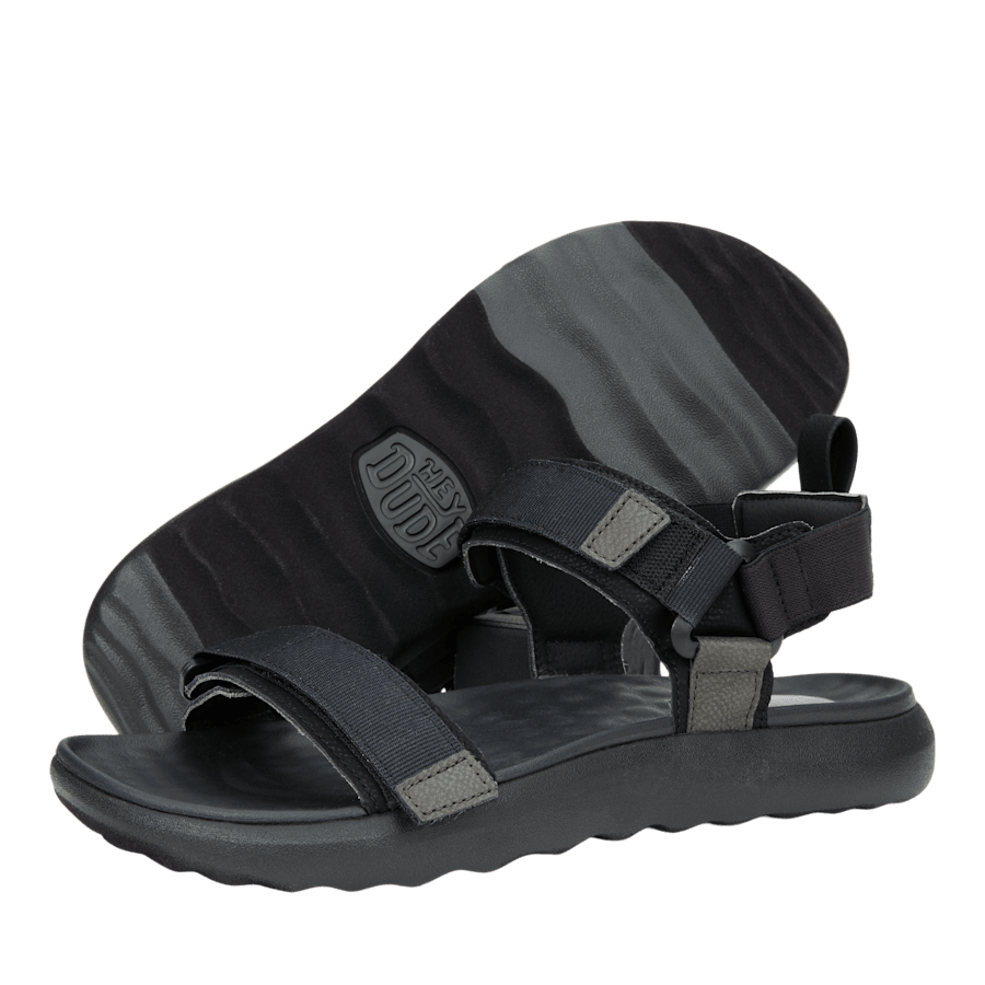 Black / Black Carson Sandal Sport Mode Unisex - Bottom - HEYDUDE