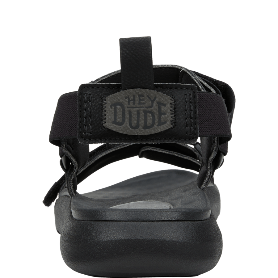 Black / Black Carson Sandal Sport Mode Unisex - Back - HEYDUDE