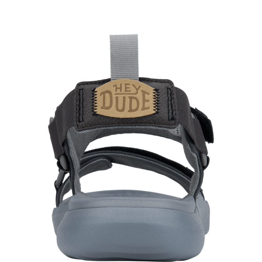 Black / Grey Carson Sandal Sport Mode Unisex - Terug - HEYDUDE