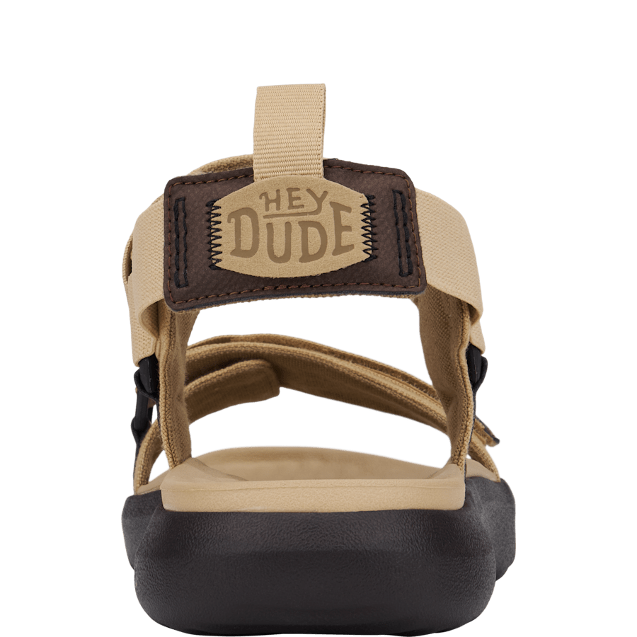 Tan / Brown Carson Sandal Sport Mode Unisex - Back - HEYDUDE