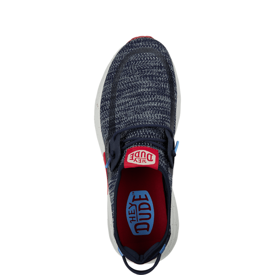 Navy / Grey Sirocco Sport Mode Herren - Draufsicht - HEYDUDE