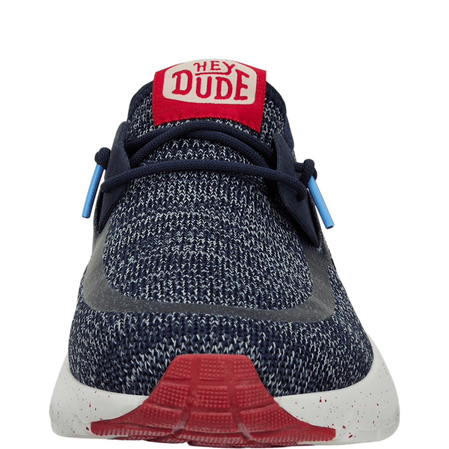 Navy / Grey Sirocco Sport Mode Herren - Vorderansicht - HEYDUDE