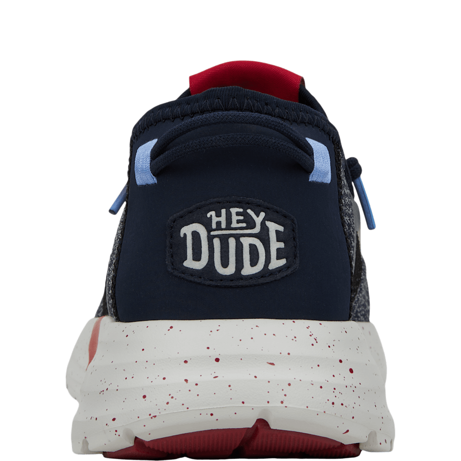 Navy / Grey Sirocco Sport Mode Herren - Zurück - HEYDUDE