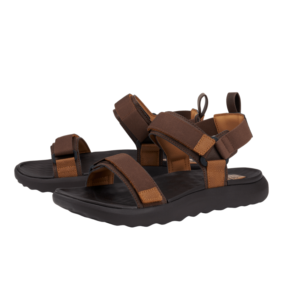 Brown / Brown Carson Sandal Unisex - Pair - HEYDUDE