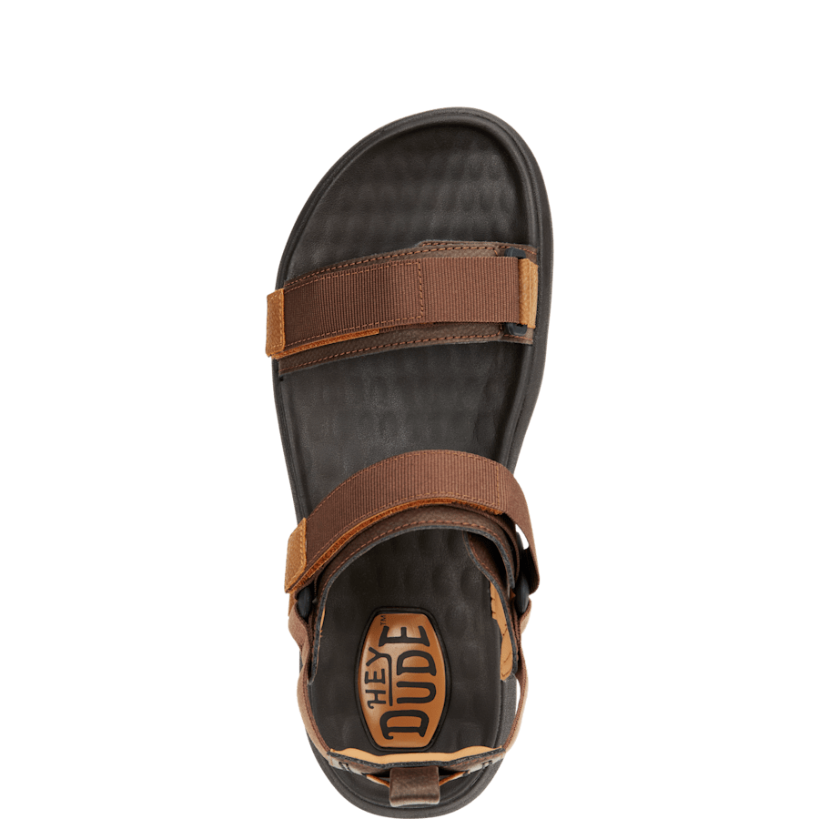 Brown / Brown Carson Sandal Unisex - Top - HEYDUDE