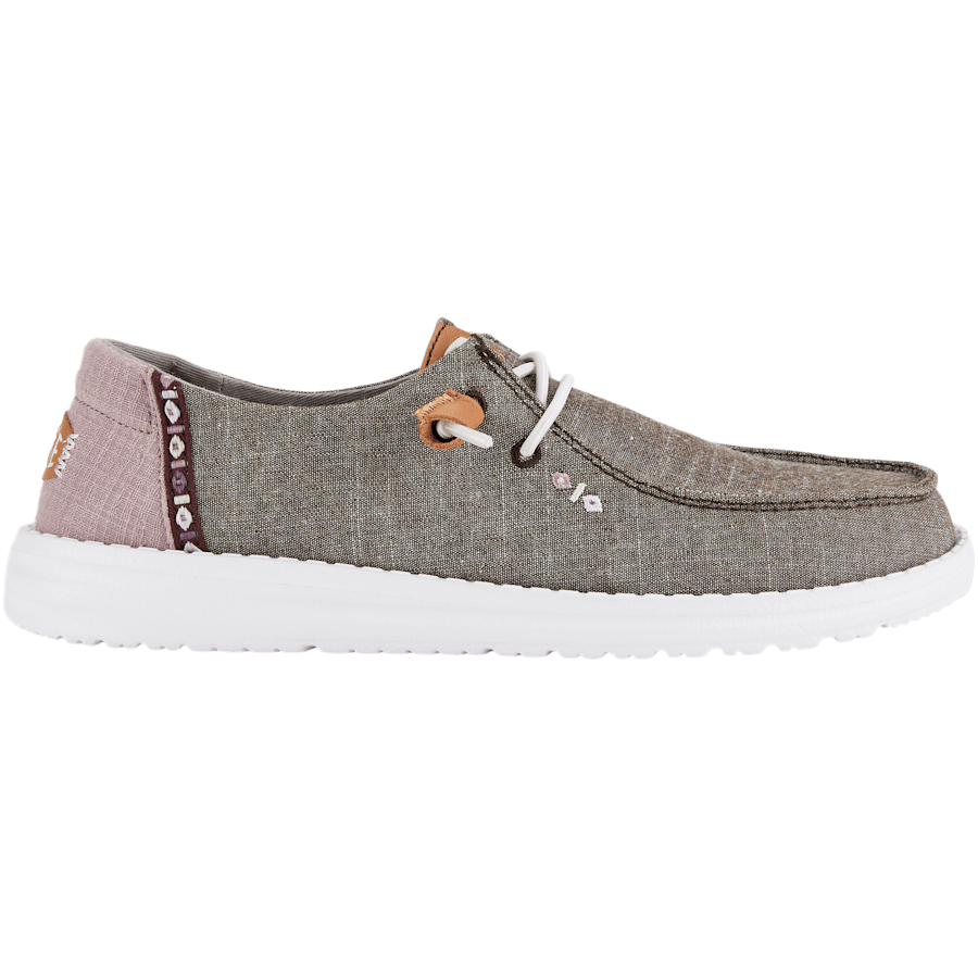Black Wendy Chambray Boho - Side - HEYDUDE