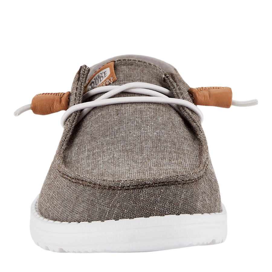Black Wendy Chambray Boho - Front - HEYDUDE