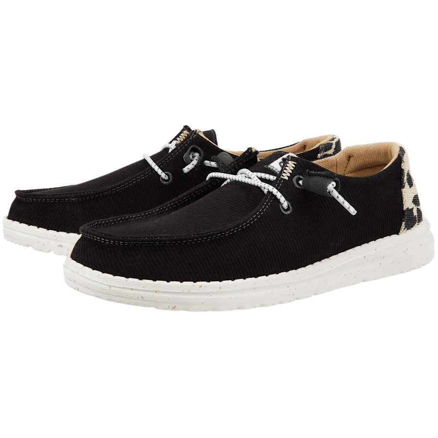 Black / Leopard Wendy Leopard - Pair - HEYDUDE