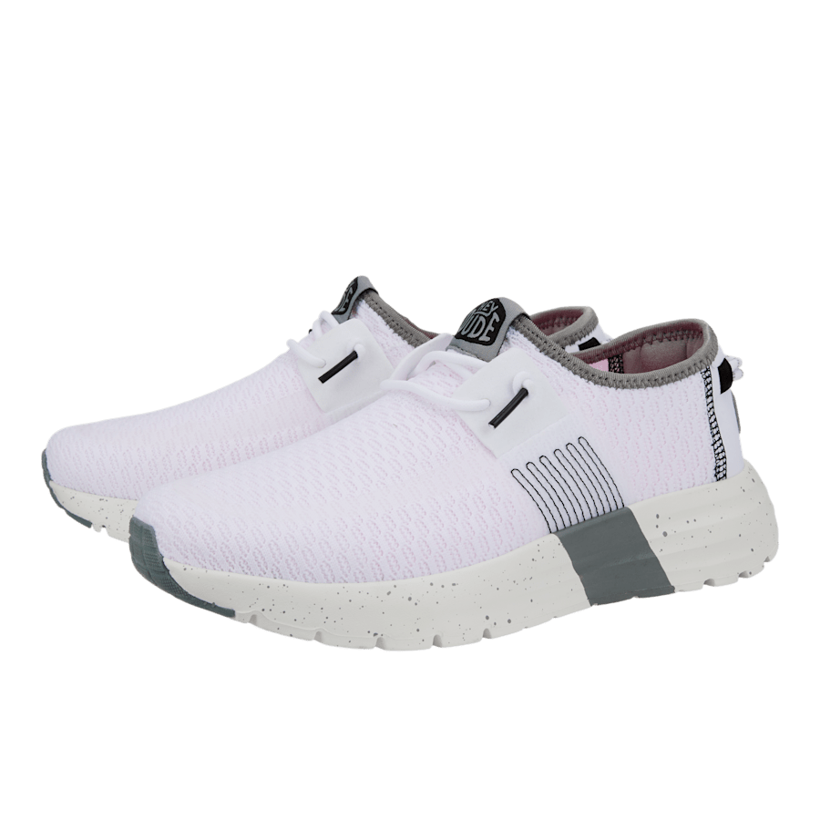 White Sirocco Sport Stripe - Paar - HEYDUDE