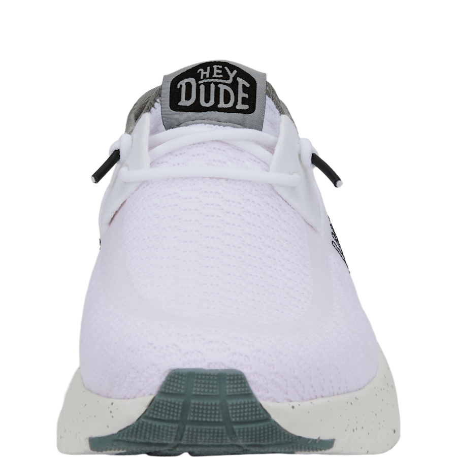White Sirocco Sport Stripe - Voorkant - HEYDUDE
