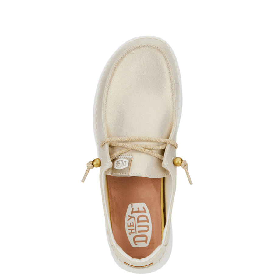 Gold Wendy Metallic Shine - Top - HEYDUDE