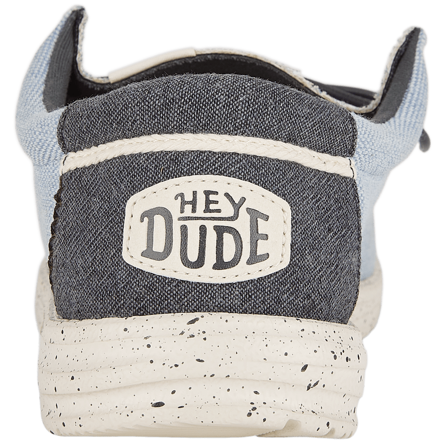 Stone White Wally Coastline Jute - Back - HEYDUDE
