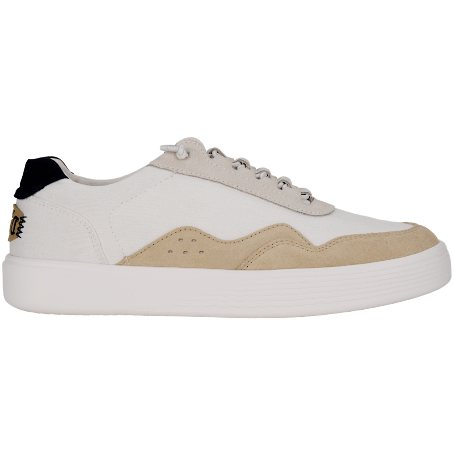 White / Grey Hudson Canvas - Side - HEYDUDE