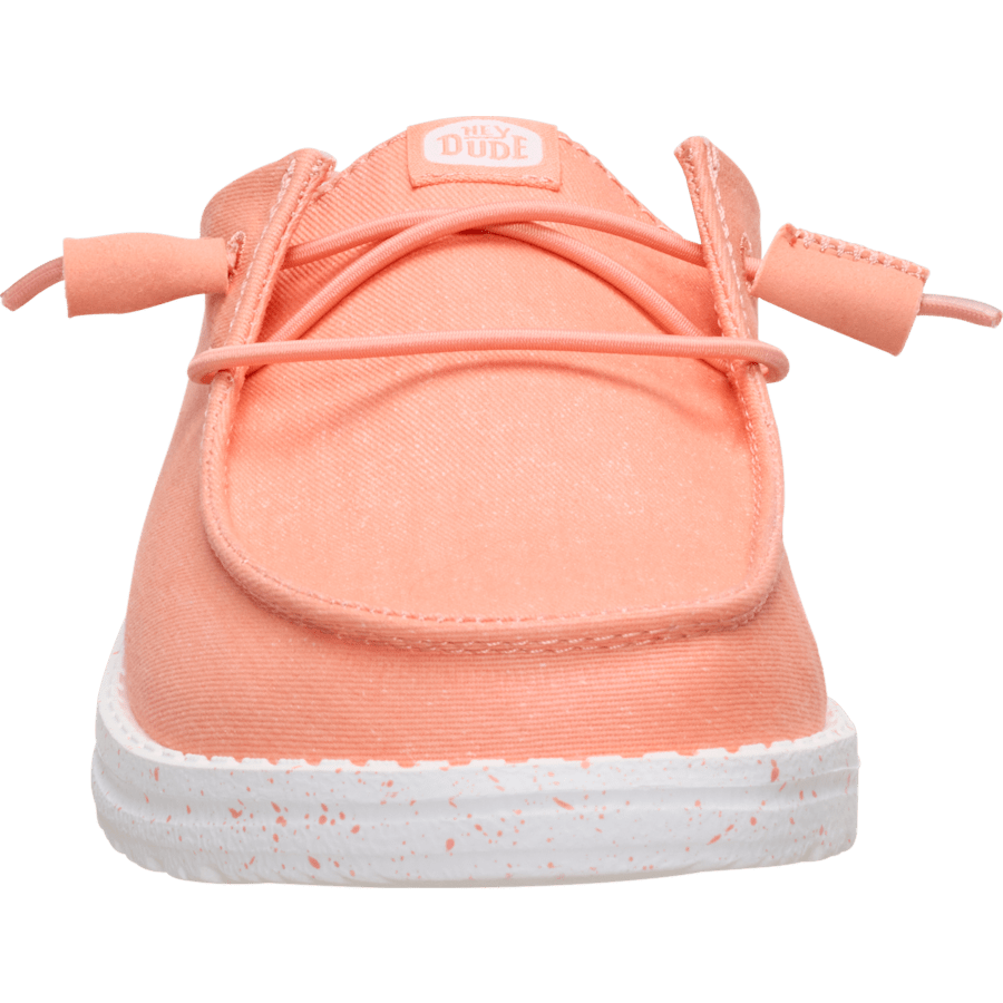 Colour Wendy Slip Stretch Canvas - Front - HEYDUDE