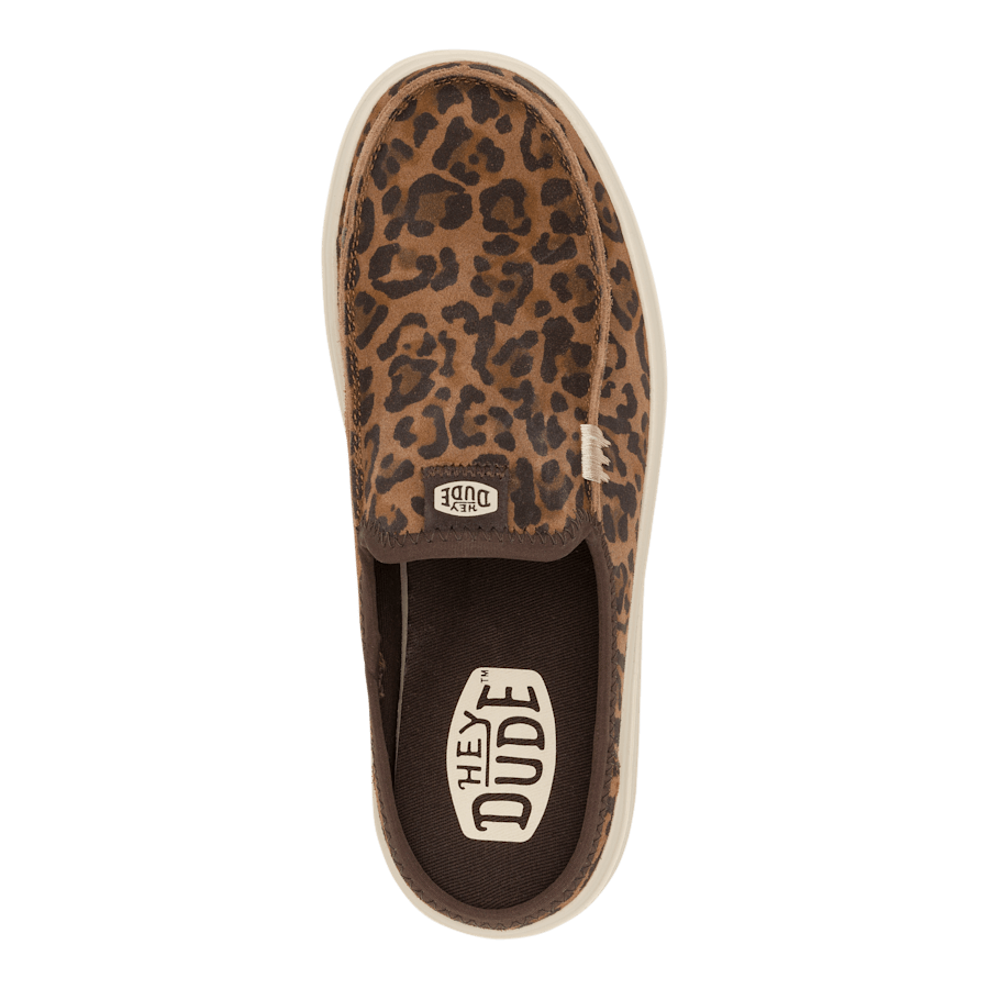 Brown Leopard Austin Lift Classic - Top - HEYDUDE