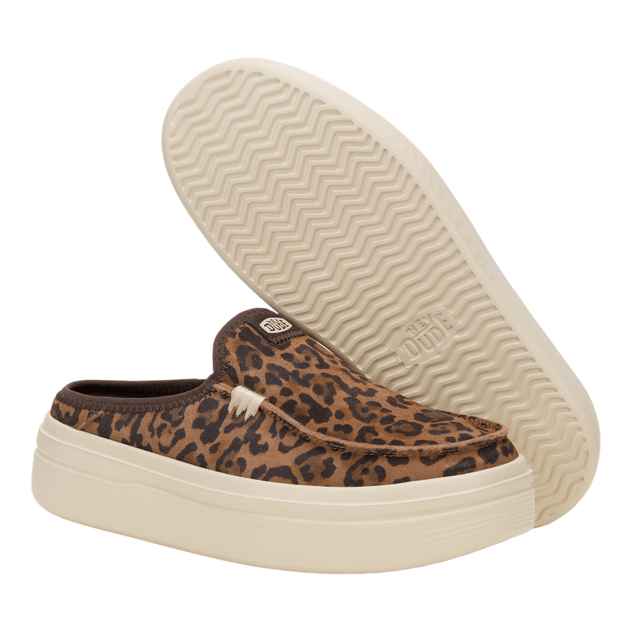 Brown Leopard Austin Lift Classic - Bottom - HEYDUDE