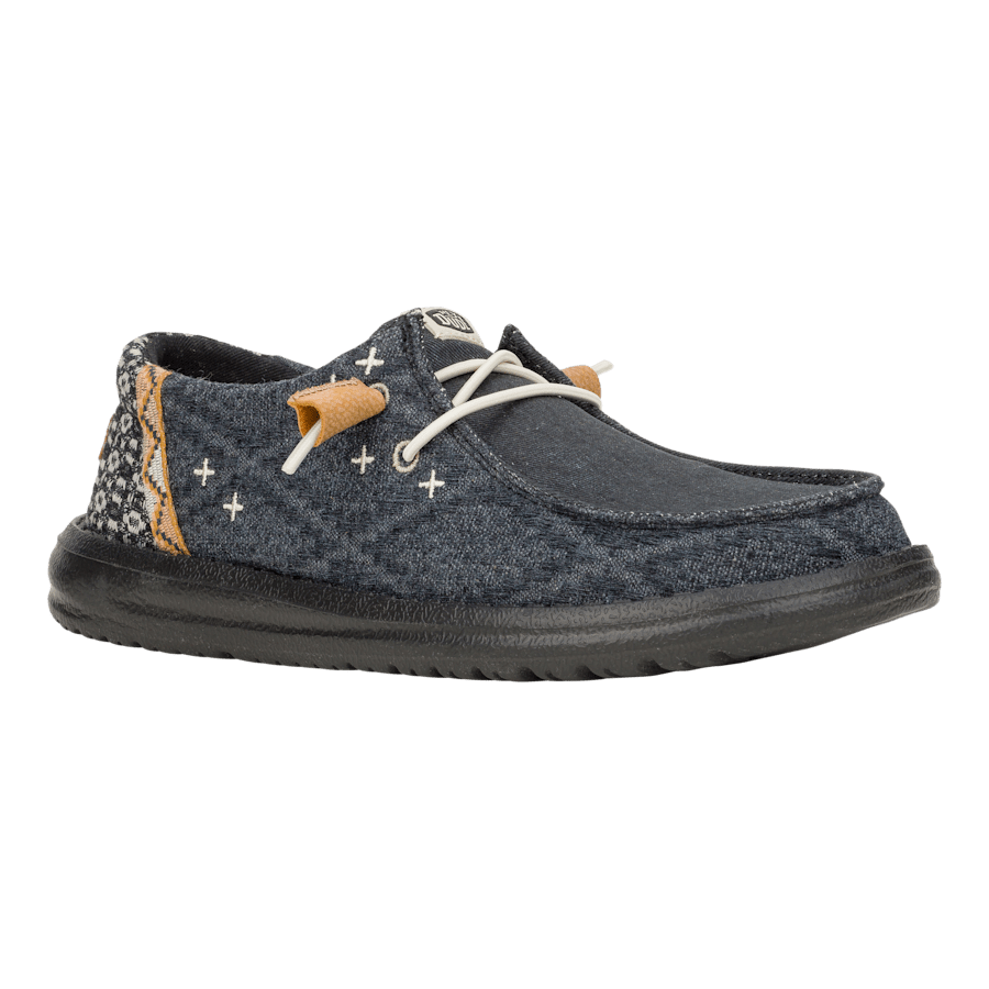 Black / Black Wendy Crafted Boho - Angle - HEYDUDE