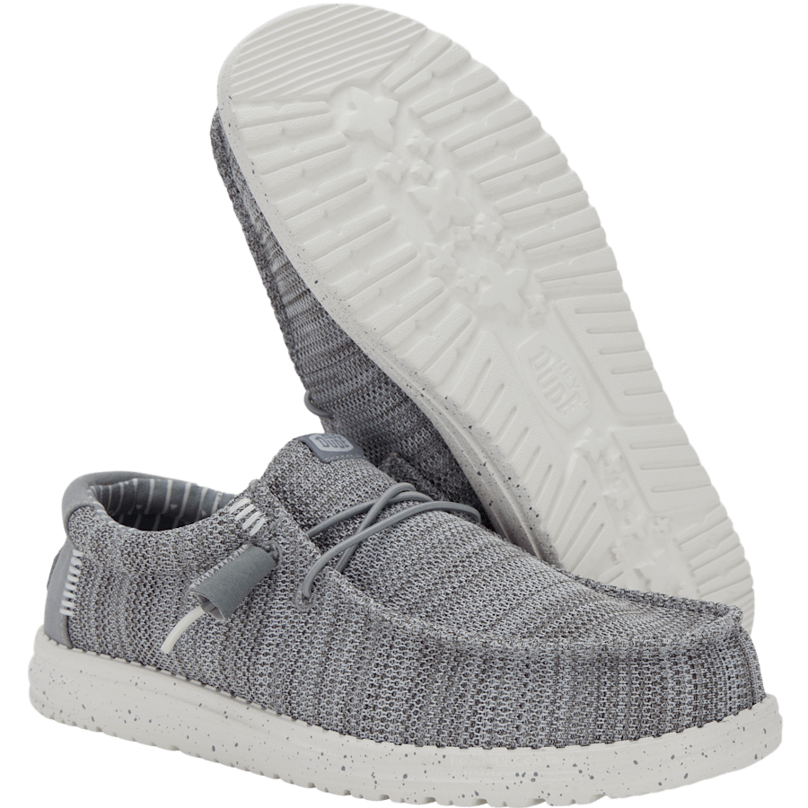 Grey Wally Stretch Sox - Ansicht von unten - HEYDUDE