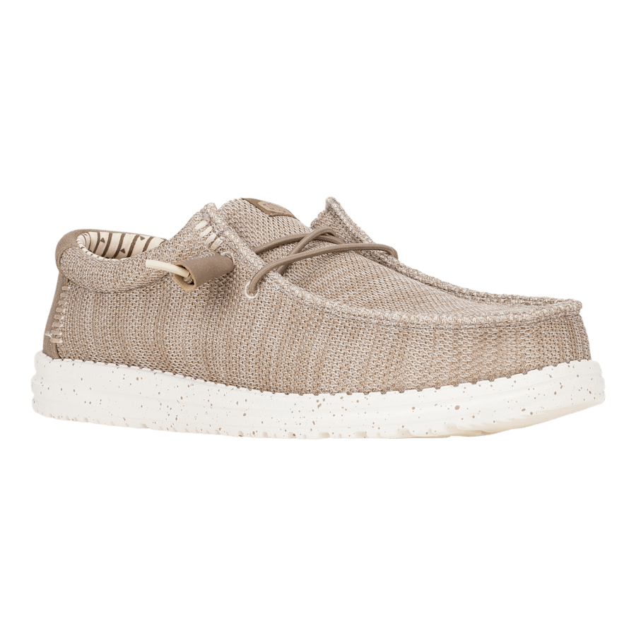 Tan Wally Stretch Sox - Angle - HEYDUDE