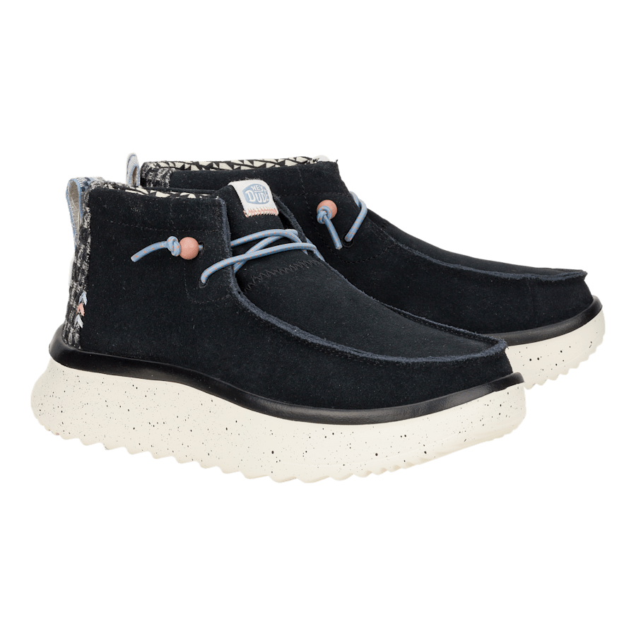Colour Wendy Peak Hi Suede - Pair - HEYDUDE