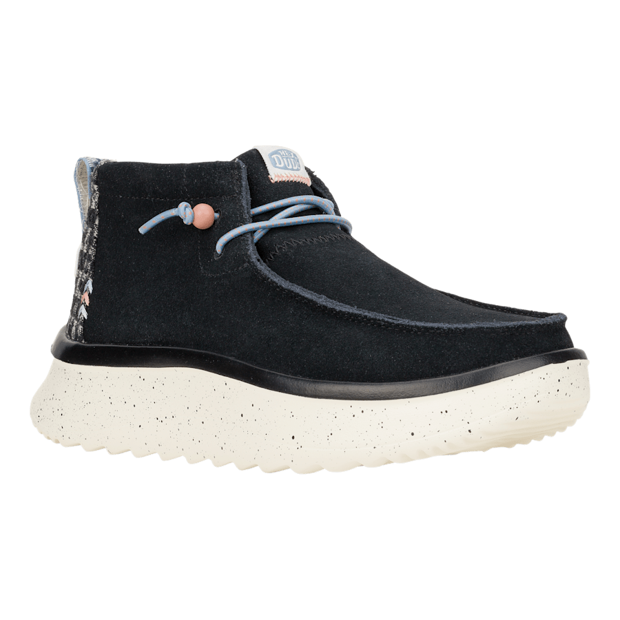 Colour Wendy Peak Hi Suede - Angle - HEYDUDE