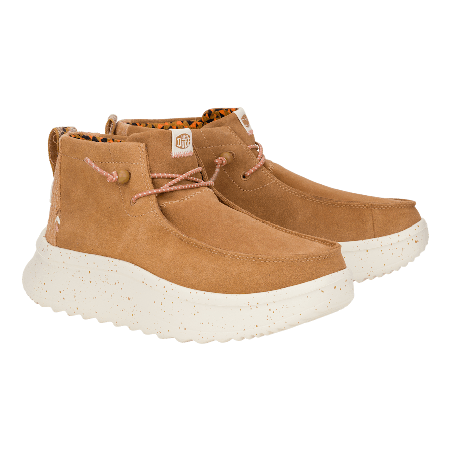 Colour Wendy Peak Hi Suede - Pair - HEYDUDE