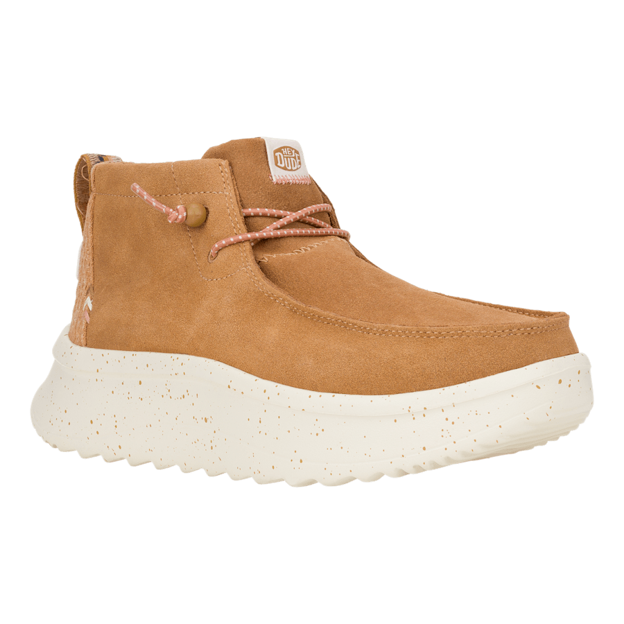 Colour Wendy Peak Hi Suede - Angle - HEYDUDE
