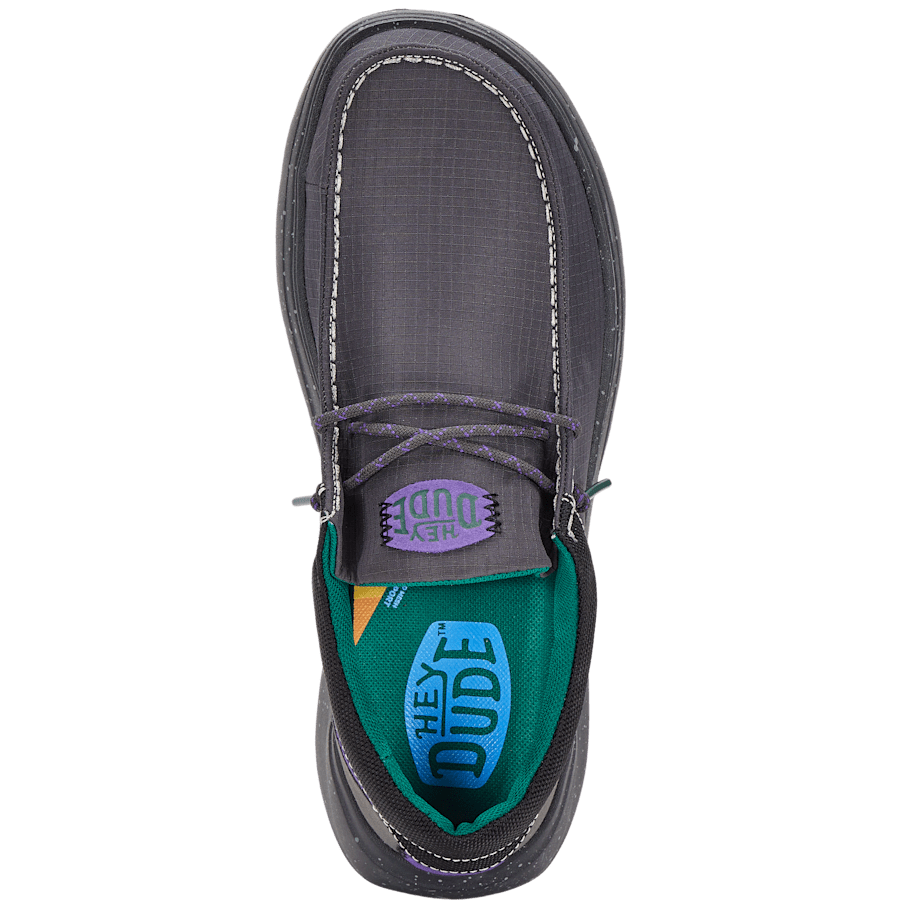 Black / Purple Wally COMF Hype - Top - HEYDUDE