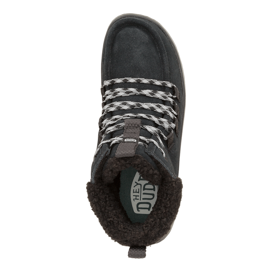 Black / Black Wendy Peak Apres Suede Cozy - Top - HEYDUDE