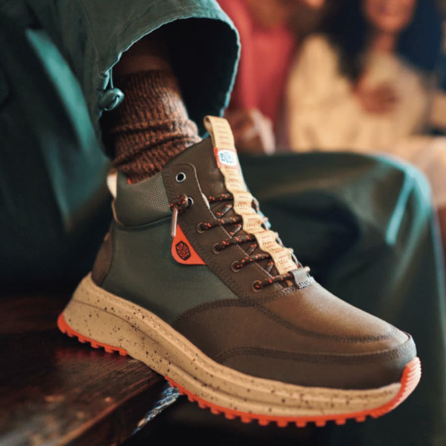 Dusty Green / Multi Tahoe Nylon - Paar - HEYDUDE