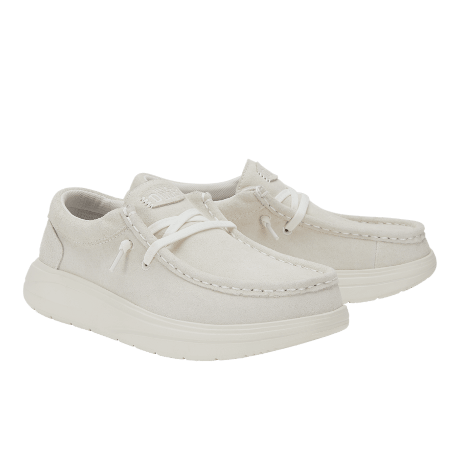 Ivory Wendy COMF Suede - Pair - HEYDUDE