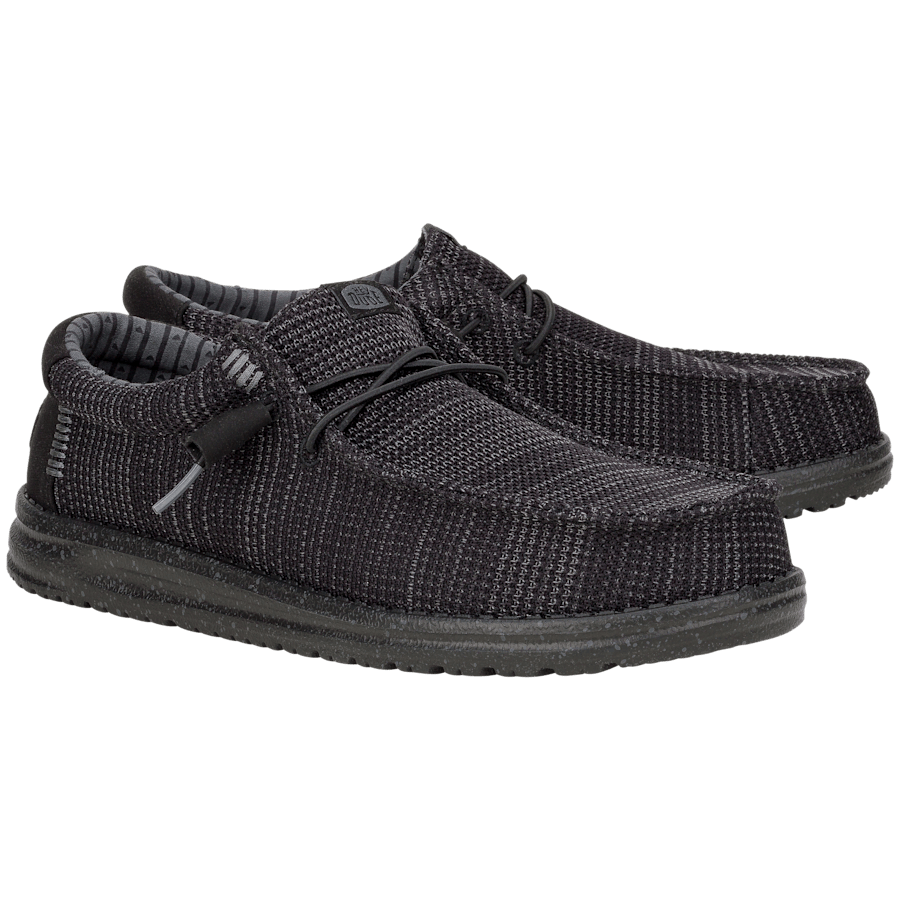 Black Wally Stretch Sox Wide - Paire - HEYDUDE
