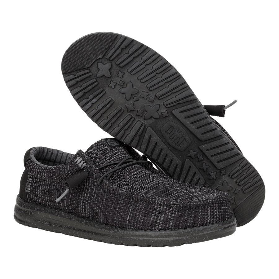 Black Wally Stretch Sox Wide - Dessous - HEYDUDE