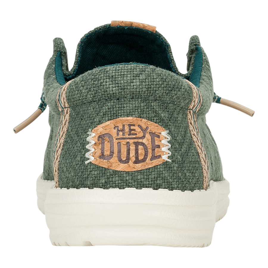 Sea Green Wally Jute - Back - HEYDUDE