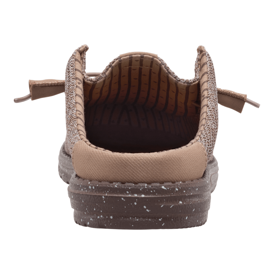 Deep Taupe / Chanterelle Tan Wally Slip Stretch Sox - Back - HEYDUDE