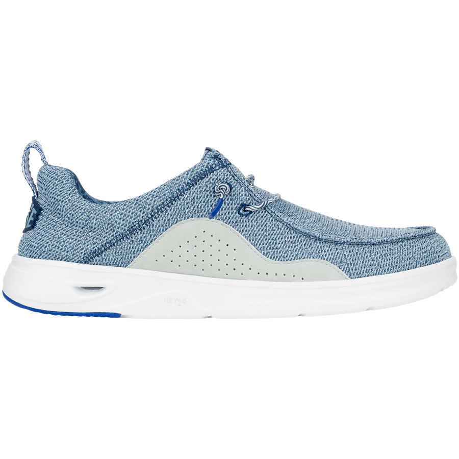 Sargasso Blue / Cloud Blue Wally Hey2O Mesh - Side - HEYDUDE