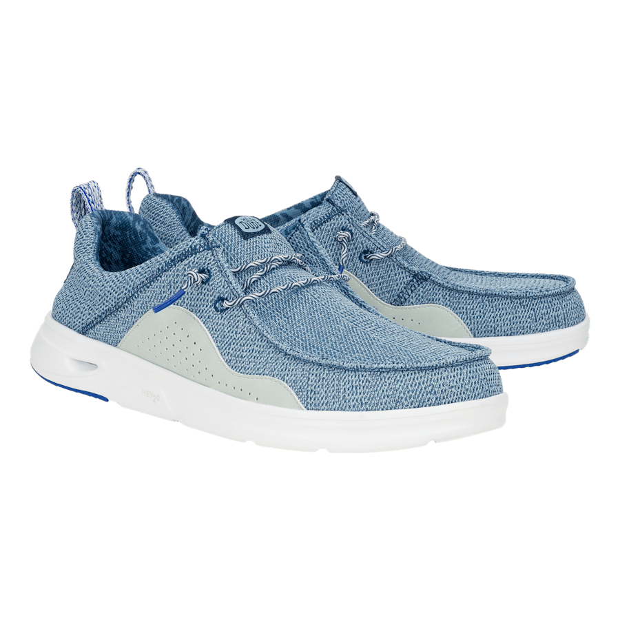 Sargasso Blue / Cloud Blue Wally Hey2O Mesh - Pair - HEYDUDE