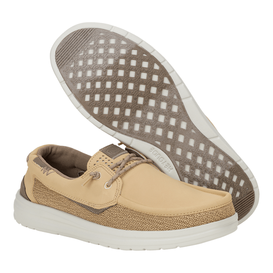 Incense / Morel Brown Welsh Grip Classic Mesh - Bottom - HEYDUDE