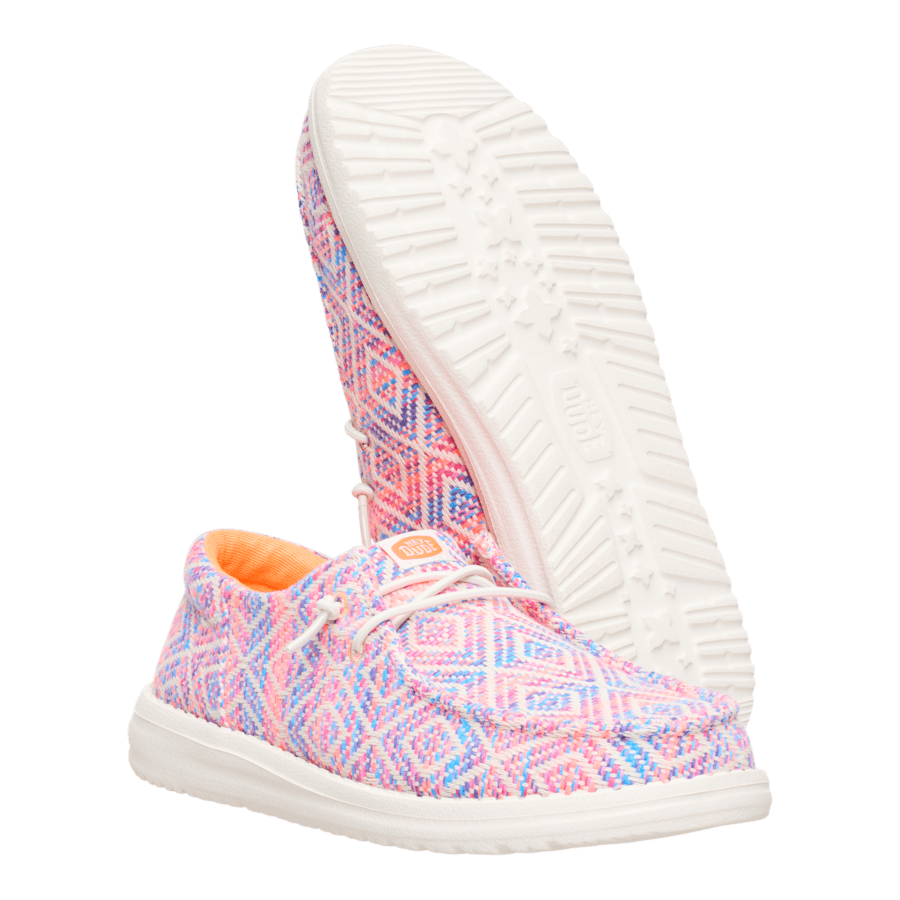 Blue / Pink/Multi Wendy Funk Surf Baja - Bottom - HEYDUDE
